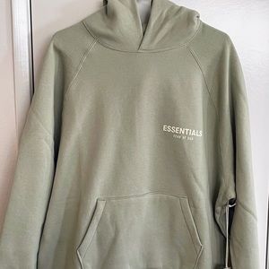 Fear of God Essentials Sea Foam Hoodie